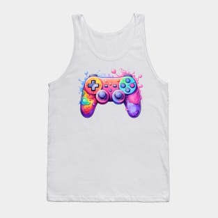 Retro Melting Gamepad #4 Tank Top